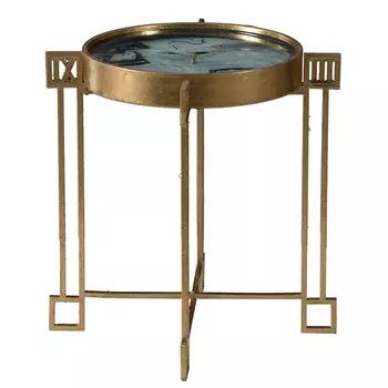 Приставной стол Anthony с циферблатом на столешнице