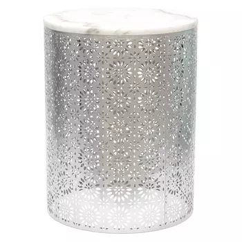 Приставной Стол Artesia Table с белым мрамором