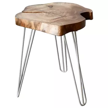 Приставной стол Frederic Industrial Metal Rust Side Table