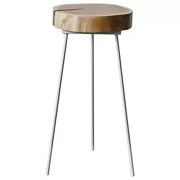 Приставной стол Hines Industrial Metal Rust Side Table
