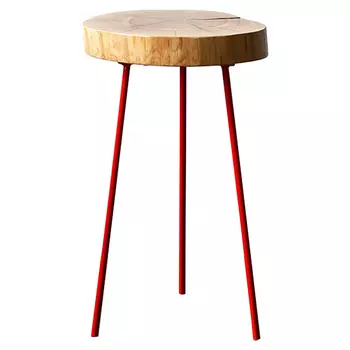 Приставной стол Jonty Industrial Metal Rust Side Table