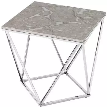 Приставной стол Kovaldzhi Collection Frame Geometry Silver