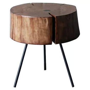 Приставной стол Munro Industrial Metal Rust Side Table