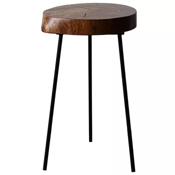 Приставной стол Plummer Industrial Metal Rust Side Table