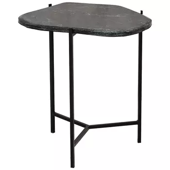 Приставной стол с каменной столешницей Tuan Side Table