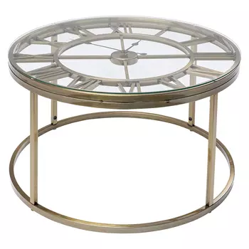 Приставной столик со столешницей Римские часы Roman Clock