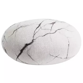 Пуф Белый Мрамор