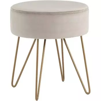 Пуф бежевый велюр Elegant Juliet