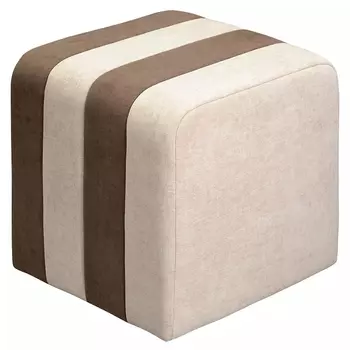 Пуф мягкий в форме куба Soft Stripes