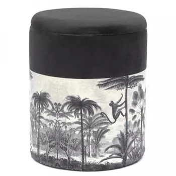 Пуф PUF Jungle Print с крышкой
