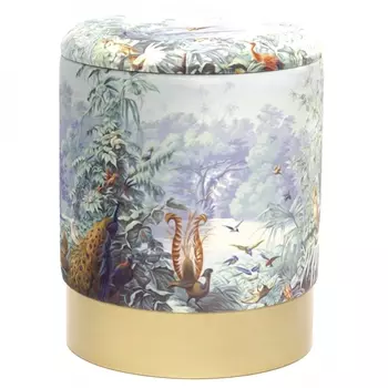 Пуф PUF Jungle Print с крышкой Adrian