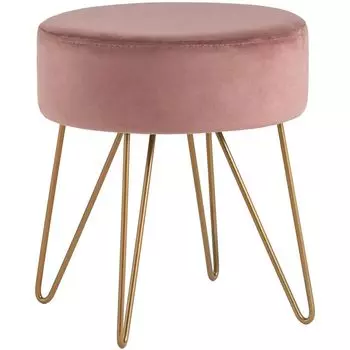 Пуф пыльно-розовый велюр Elegant Juliet