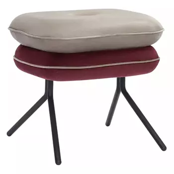 Пуф с мягкой обивкой из велюра Soft Velor Pouf