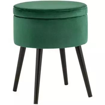 Пуф с ящиком Brianna изумрудный велюр