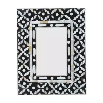 Рама для фото Bone Inlay Pearl Black S