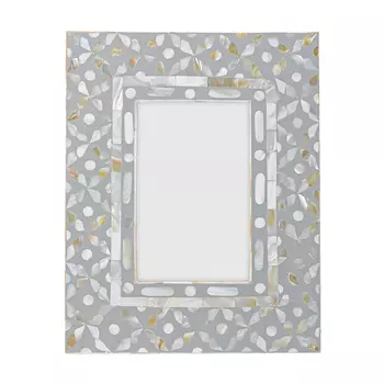 Рама для фото Bone Inlay Pearl Gray S