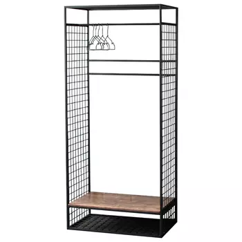 Рейл Caelan Industrial Metal Rust Clothes Rail