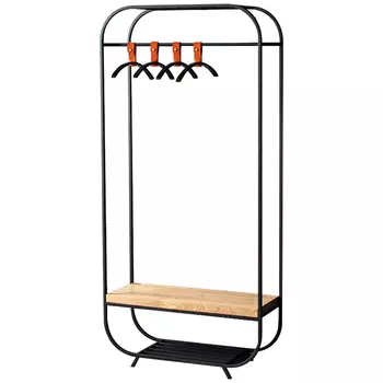 Рейл Franks Industrial Metal Rust Clothes Rail Black