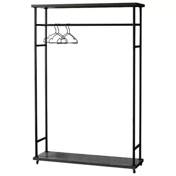 Рейл Lowery Grey Industrial Metal Rust Clothes Rail