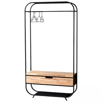 Рейл с выдвижным ящиком Ewing Industrial Metal Rust Clothes Rail