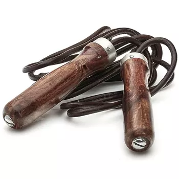 Ретро-скакалка для спорта RETRO HERITAGE BROWN LEATHER JUMP