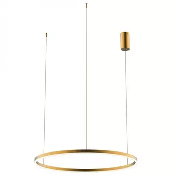 Ring Horizontal brushed gold