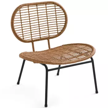 Садовое кресло из искусственного ротанга Mills Rattan Wicker Chair