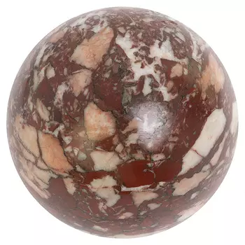 Шар декоративный из натурального камня Креноид Красный Natural Stone Spheres