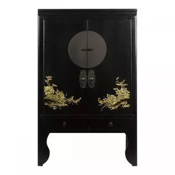 Шкаф Chinese Bird Black