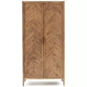 Шкаф из массива сосны с орнаментом "Ёлочка" Geometric Ornament