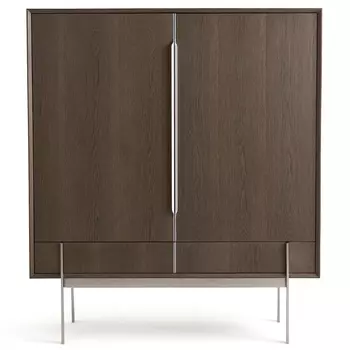 Шкаф из серого дуба Sawada Gray Oak Cabinet