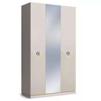 Шкаф трёхдверный с 1-ой зеркальной дверью Satin Furniture