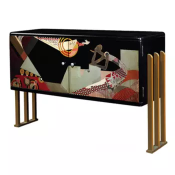 "Шкафчик для радиоприемника" Jean Dunand Radio Cabinet