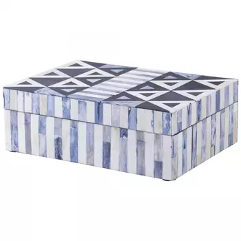 Шкатулка инкрустация костью Okapi Bone Inlay Box