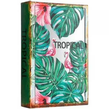 Шкатулка-книга Tropical Flamingos Mirror Book Box