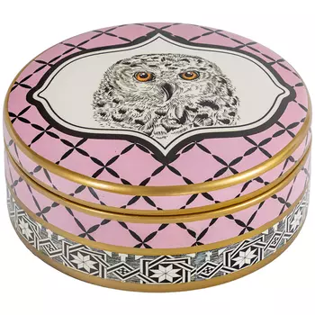Шкатулка Owl Collection Pink Box