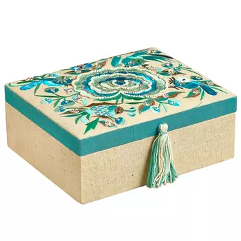 Шкатулка с вышивкой из бисера Kelley Beads Embroidery Box