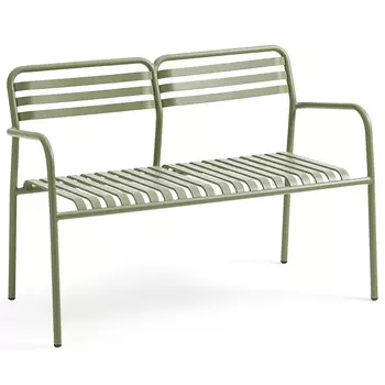 Скамья из алюминия Mack Metal Bench Green