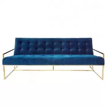 Софа Navy Velvet Apartment Sofa