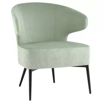 Современное мягкое кресло на металлических ножках Rakush Pistachio