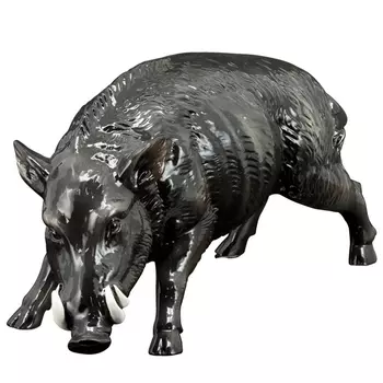 Статуэтка Abhika Boar Dark Grey