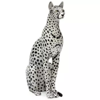 Статуэтка Abhika Egyptian Cat Black White