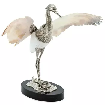 Статуэтка Abhika Heron Shell Wings