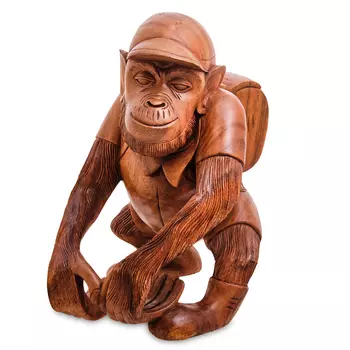 Статуэтка деревянная в виде обезьяны Bali Monkey