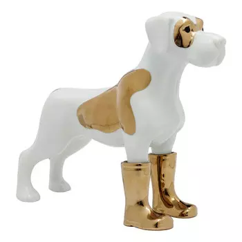 Статуэтка фарфоровая Собака White dog