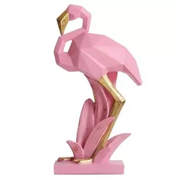 Статуэтка Geometric Flamingo