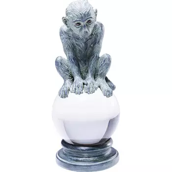 Статуэтка Обезьяна на прозрачном шаре