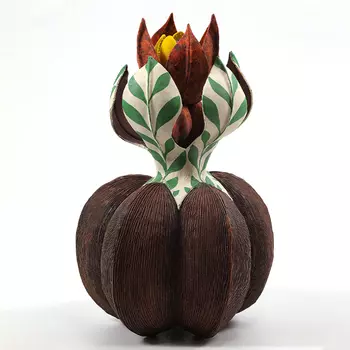 Статуэтка тропический фрукт Pandora Tropical Fruit Brown Red Green Flower