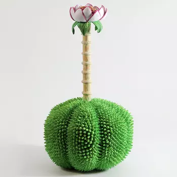 Статуэтка тропический фрукт Pandora Tropical Light Green Flower Fruit