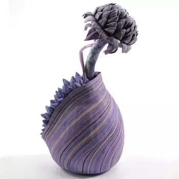 Статуэтка тропический фрукт Tropical Fruit Alien Purple Flower